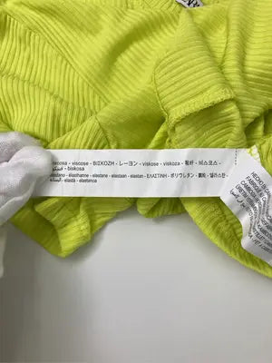ZARA/ザラ/Tシャツ/カットソー/トップス/ライトグリーン/USA L