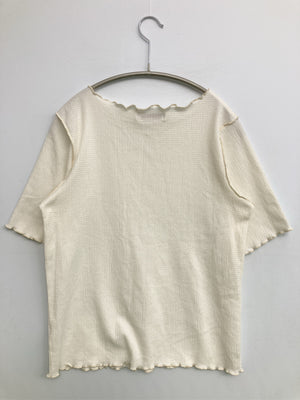 Linoluce/リノルーチェ/Tシャツ/カットソー/トップス/ホワイト/L