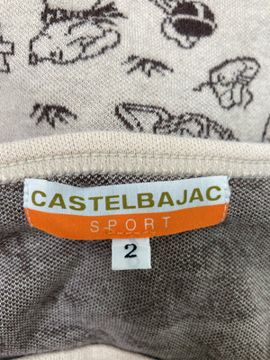 CASTELBAJAC/カステルバジャック/Tシャツ/カットソー/トップス/ベージュ/2