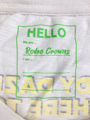 RODEO CROWNS/ロデオクラウンズ/Tシャツ/カットソー/トップス/ホワイト/FREE
