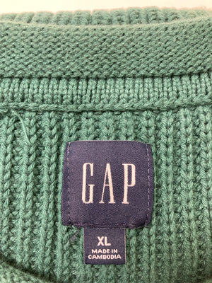 GAP/ギャップ/ニット/セーター/トップス/グリーン/XL