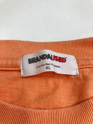 BRANDALISED/Tシャツ/カットソー/トップス/オレンジ/XL