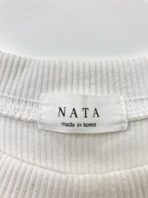 NATA/Tシャツ/カットソー/トップス/ホワイト