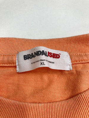 BRANDALISED/Tシャツ/カットソー/トップス/オレンジ/XL