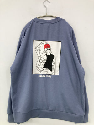 RED CAP GIRL/レッドキャップガール/Tシャツ/カットソー/トップス/スカイブルー/M