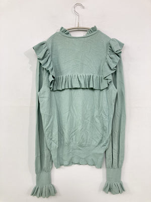 ZARA/ザラ/ニット/セーター/トップス/ライトグリーン/EUR M/USA M/ MEX 28