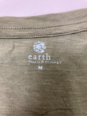 earth/アース/Tシャツ/カットソー/トップス/カーキ/M