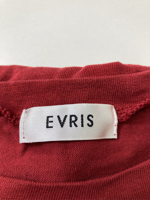 Evris/エヴリス/Tシャツ/カットソー/トップス/レッド/F