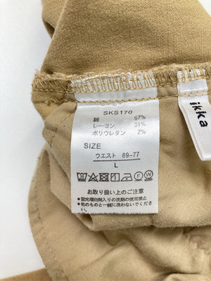 ikka/イッカ/チノパンツ/パンツ/ブラウン/L ウエスト69~77