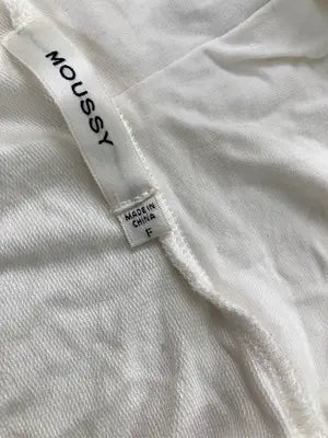 MOUSSY/マウジー/パーカー/トップス/ホワイト/F