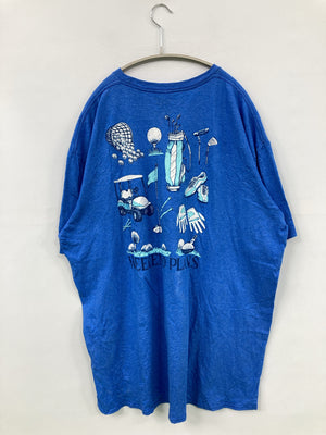 croft&barrow/クラフトアンドバロー/Tシャツ/カットソー/トップス/ブルー/2XL