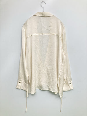 ZARA/ザラ/シャツ/ブラウス/トップス/アイボリー/EUR M/USA M/ MEX 28