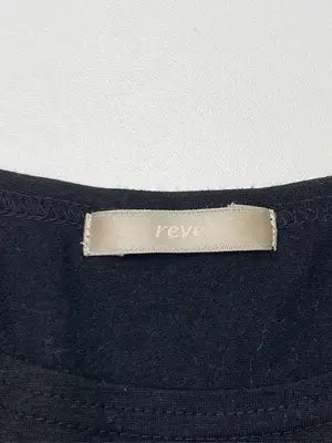 Reve/レーヴ/Tシャツ/カットソー/トップス/ブラック