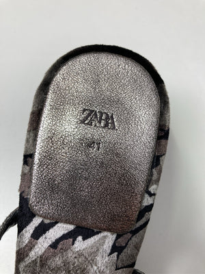 ZARA/ザラ/サンダル/シューズ/ブラック/41