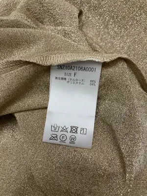 SHENERY/シーナリー/Tシャツ/カットソー/トップス/ゴールド/F