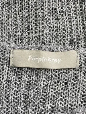 Purple Gray/ニット/セーター/トップス/グレー
