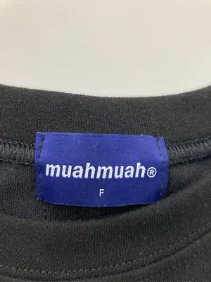 muah muah/ムーアムーア/Tシャツ/カットソー/トップス/ブラック/F