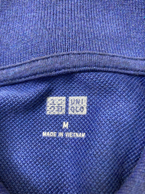 UNIQLO/ユニクロ/ポロシャツ/トップス/ブルー/M