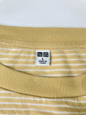 UNIQLO/ユニクロ/Tシャツ/カットソー/トップス/イエロー/L