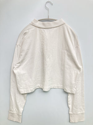 ZARA/ザラ/ポロシャツ/トップス/ホワイト/EUR M/USA M/ MEX 28
