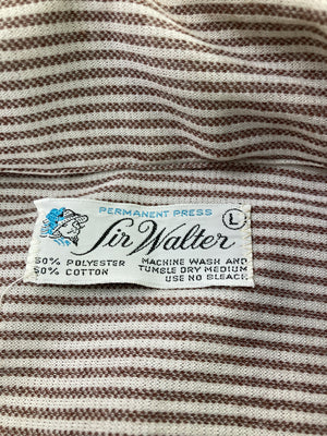 fin water/ポロシャツ/トップス/ブラウン/L