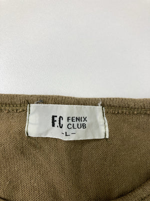 FENIX CLUB/Tシャツ/カットソー/トップス/カーキ/L