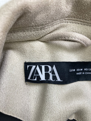 ZARA/ザラ/ステンカラーコート/ジャケット/アウター/ベージュ/M