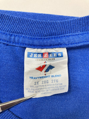 JERZEES/ジャージーズ/Tシャツ/カットソー/トップス/ブルー/2X