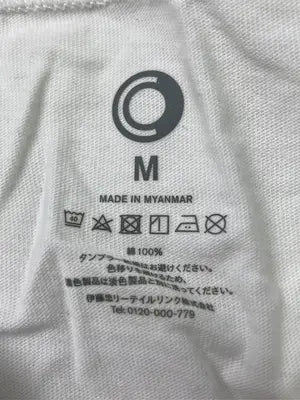 Tシャツ/カットソー/トップス/ホワイト/M