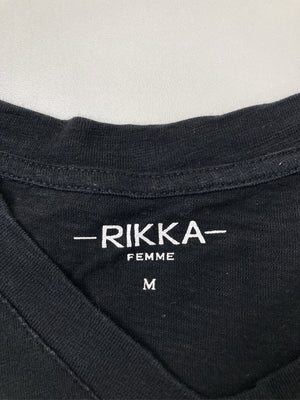 RIKKA/Tシャツ/カットソー/トップス/ブラック/M