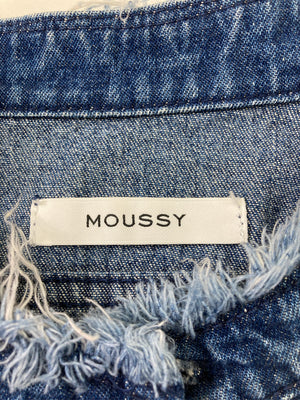 MOUSSY/マウジー/Tシャツ/カットソー/トップス/ブルー/FREE