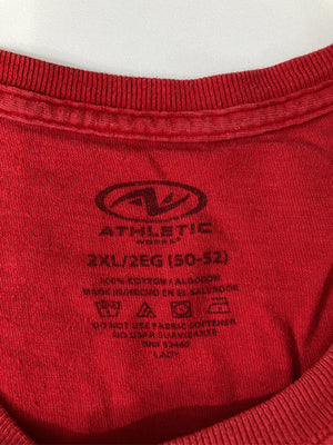 ATHLETIC/アスレチック/Tシャツ/カットソー/トップス/レッド/2XL