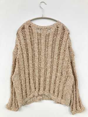 ZARA/ザラ/ニット/セーター/トップス/ベージュ/EUR M/USA M/ MEX 28