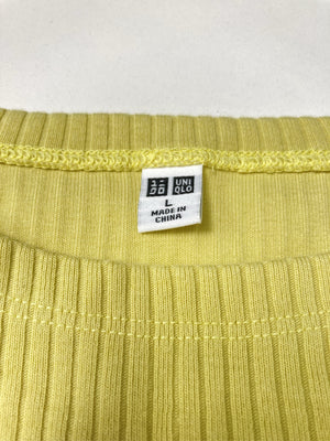 UNIQLO/ユニクロ/Tシャツ/カットソー/トップス/イエロー/L