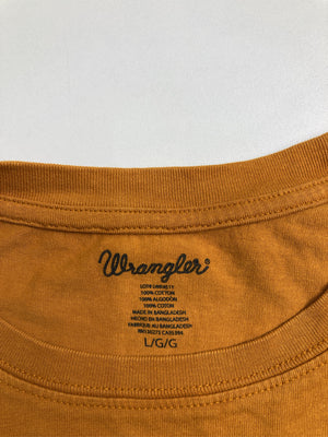 Wrangler/ラングラー/Tシャツ/カットソー/トップス/オレンジ/L