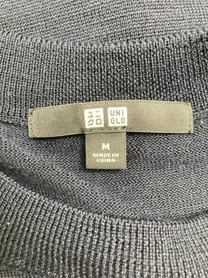 UNIQLO/ユニクロ/ニット/セーター/トップス/ネイビー/M