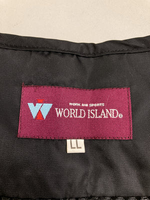 WORLD ISLAND/ワールドアイランド/ベスト/トップス/ブラック/LL