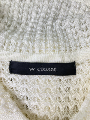 w closet/ダブルクローゼット/シャツ/ブラウス/トップス/ホワイト/F