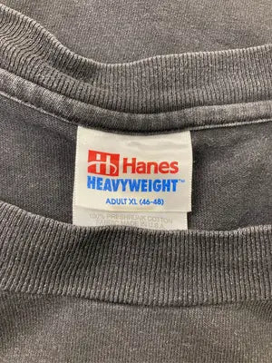 Hanes/ヘインズ/Tシャツ/カットソー/トップス/ブラック/XL