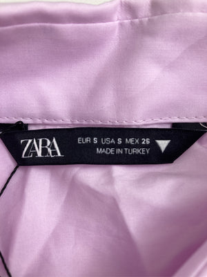ZARA/ザラ/シャツ/ブラウス/トップス/パープル/S