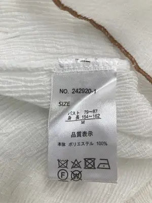 Tシャツ/カットソー/トップス/ホワイト/M
