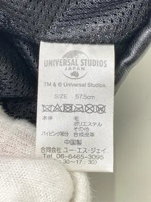 UNIVERSAL STUDIOS/ユニバーサルスタジオ/ハンチング/ベレー帽/帽子/ブラック/57.5cm