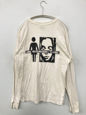 X-GIRL/エックスガール/Tシャツ/カットソー/トップス/ホワイト/1