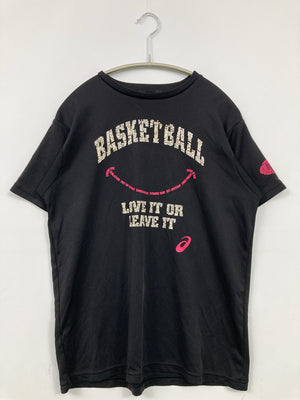 ASICS/アシックス/Tシャツ/カットソー/トップス/ブラック/M