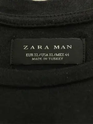 ZARA MAN/ザラマン/Tシャツ/カットソー/トップス/ブラック/XL