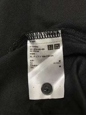 UNIQLO/ユニクロ/ポロシャツ/トップス/ブラック/XL