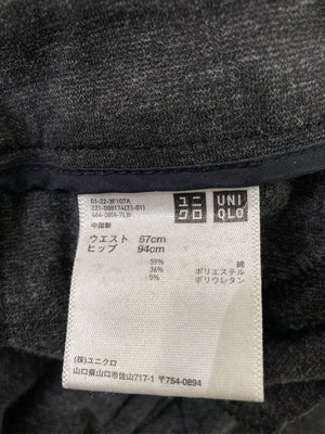 UNIQLO/ユニクロ/その他パンツ/パンツ/グレー/ウエスト67cm ヒップ94cm