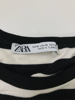 ZARA/ザラ/Tシャツ/カットソー/トップス/ブラック/M