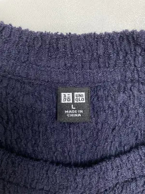 UNIQLO/ユニクロ/Tシャツ/カットソー/トップス/ネイビー/L