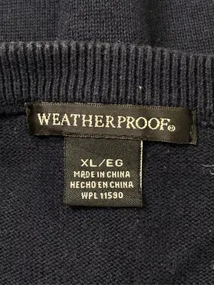 WEATHERPROOF/ウェザープルーフ/ニット/セーター/トップス/ネイビー/XL